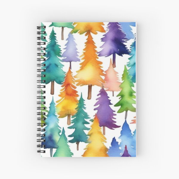 Item preview, Colorful Christmas tree patterns designed and sold by Kraftbaum.
