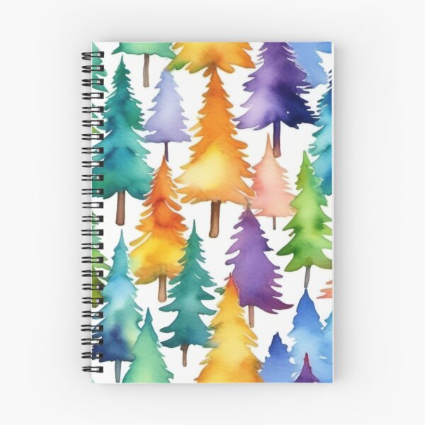 Item preview, Colorful Christmas tree patterns designed and sold by Kraftbaum.