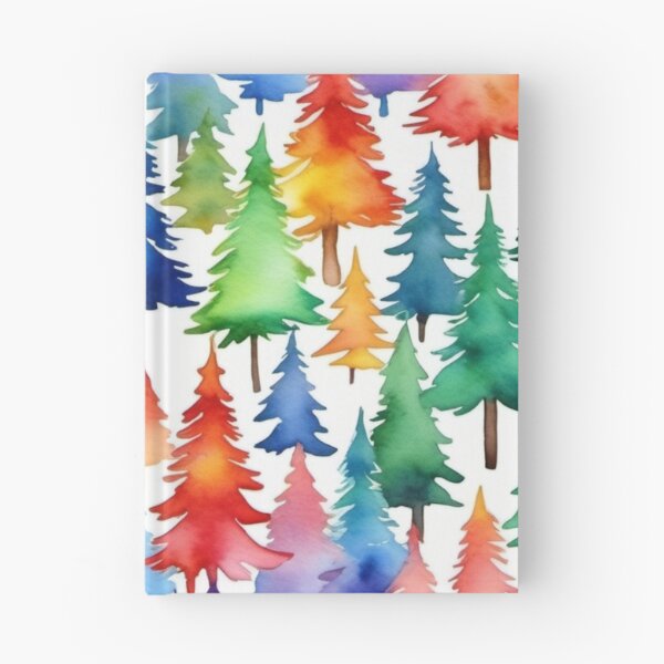 Item preview, Colorful Christmas tree patterns designed and sold by Kraftbaum.
