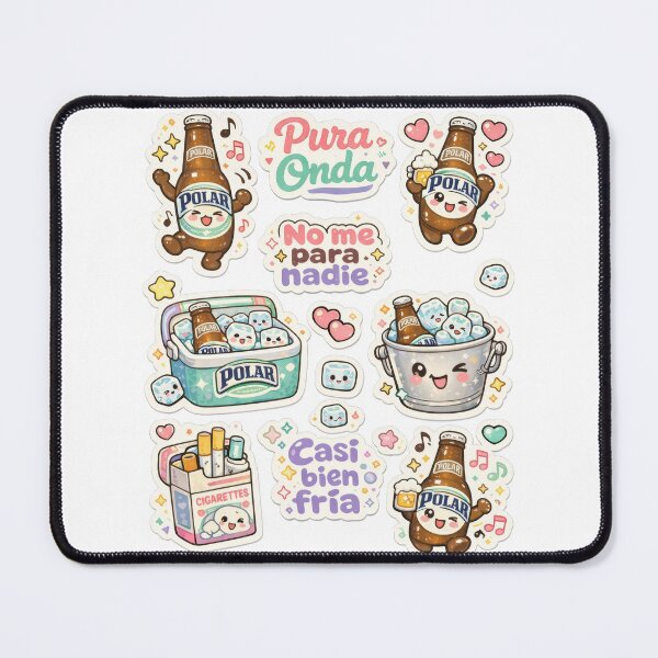 Item preview, "Nobody Can Stop Me" Kawaii Beer Sticker Sheet - Retro Fancy 1988 designed and sold by elglotonmusical.
