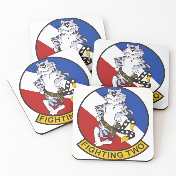 Item preview, VF-2 Fighting Two Tomcat Mascot Retro Aviation Emblem designed and sold by CharlieDesings.