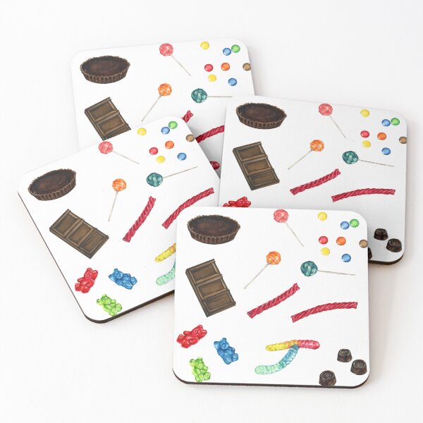 Item preview, Candy Assortment Watercolor Painting designed and sold by megancohen.