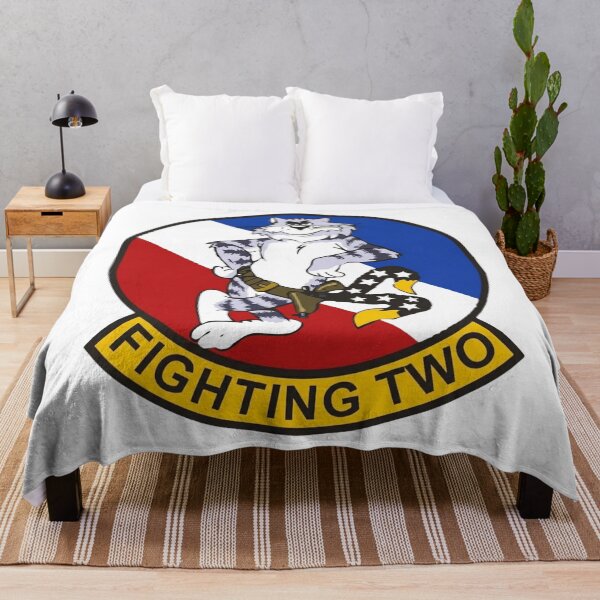 Item preview, VF-2 Fighting Two Tomcat Mascot Retro Aviation Emblem designed and sold by CharlieDesings.