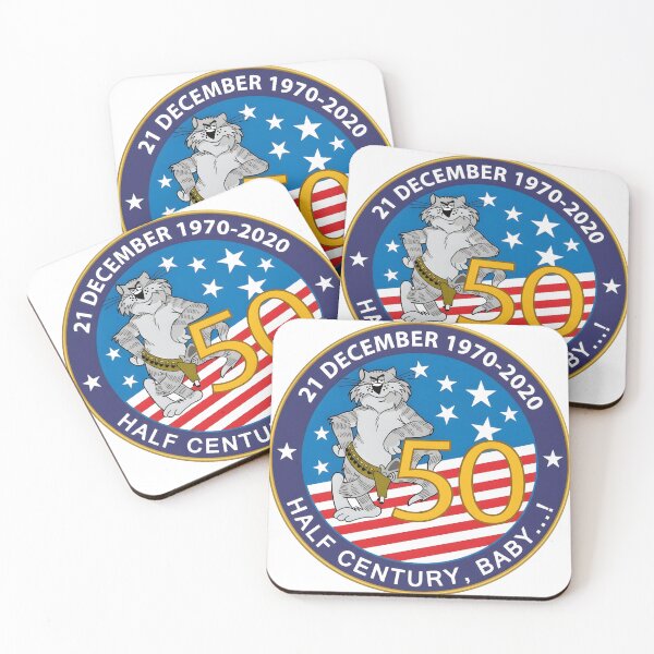Item preview, F-14 Tomcat 50th Anniversary Half Century Baby Commemorative Patch designed and sold by CharlieDesings.