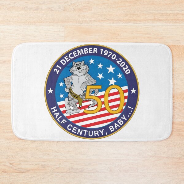 Item preview, F-14 Tomcat 50th Anniversary Half Century Baby Commemorative Patch designed and sold by CharlieDesings.