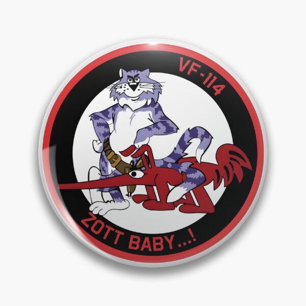 Item preview, VF-114 Aardvarks Zott Baby Tomcat Mascot Aviation Patch designed and sold by CharlieDesings.