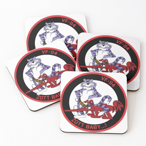 Item preview, VF-114 Aardvarks Zott Baby Tomcat Mascot Aviation Patch designed and sold by CharlieDesings.