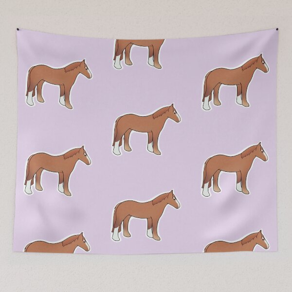 Item preview, Cute Chestnut Horse designed and sold by thedragonette.