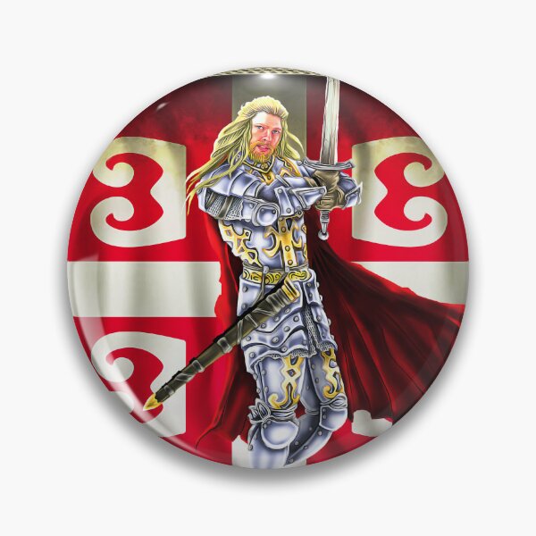 Item preview, Epic hero Milan Toplica by Dimitrije Kebara designed and sold by Dimisbarbarian.