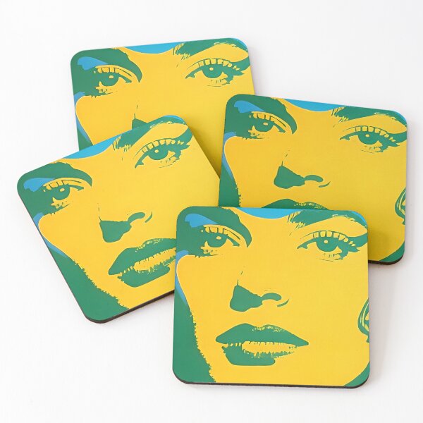 Item preview, Golden Muse – Modern Pop Art Portrait Wall Art Print designed and sold by Pixuprint.