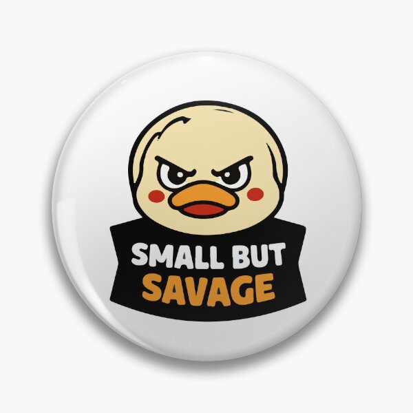 Item preview, Small But Savage Cute Angry Duck Illustration designed and sold by Xezyy.