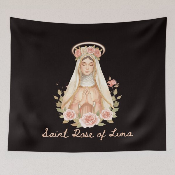 Item preview, Saint Rose of Lima designed and sold by TwoMagpiesShop.
