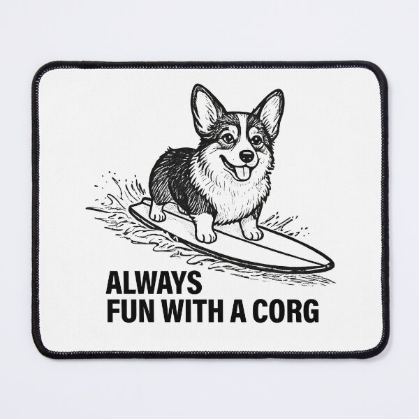 Item preview, Always Fun With a Corg – Skate Dogs Club designed and sold by PhokaPhokich.