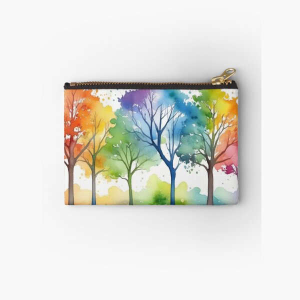 Item preview, Colorful Rainbow Trees designed and sold by Kraftbaum.