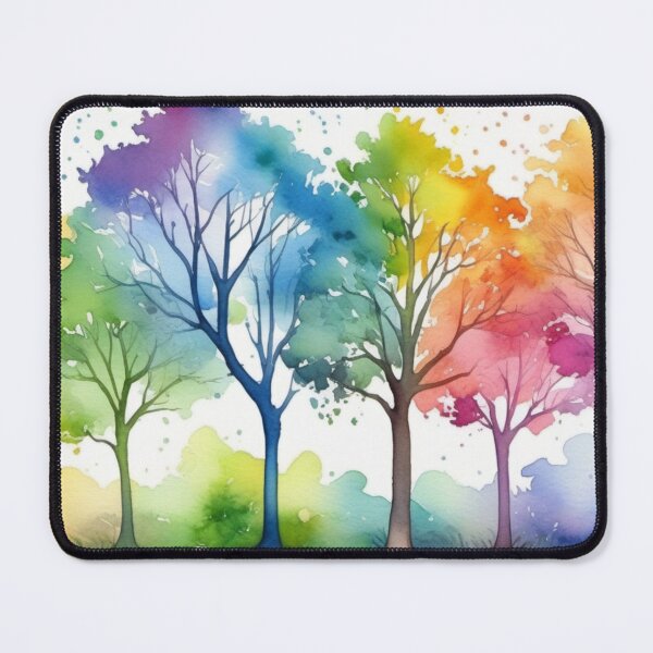 Item preview, Colorful Rainbow Trees designed and sold by Kraftbaum.