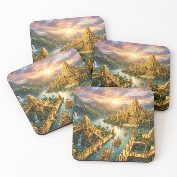 Item preview, El Dorado Lost City of Gold - Epic Jungle Pyramids designed and sold by TheRichGallery.