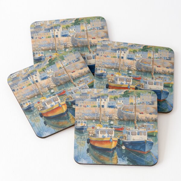 Item preview, Trawler Boats in the Harbor Basin designed and sold by sid1802.