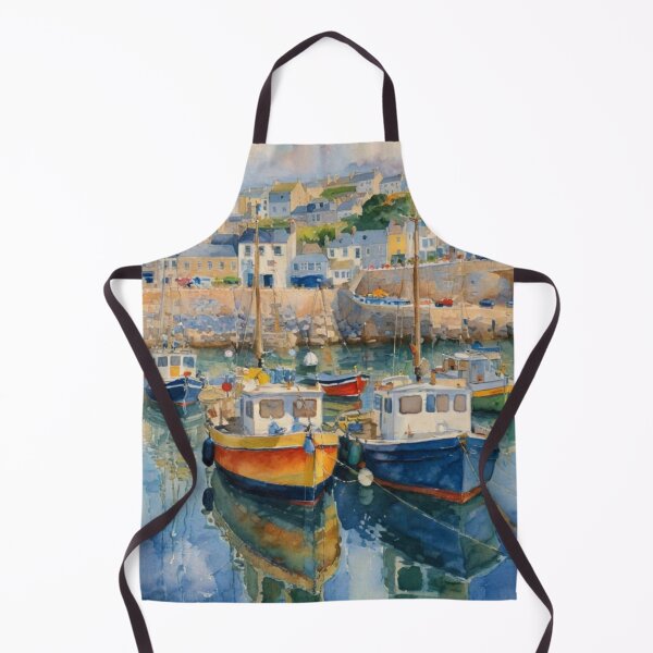 Item preview, Trawler Boats in the Harbor Basin designed and sold by sid1802.