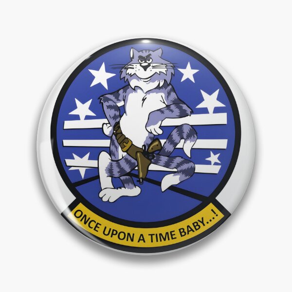 Item preview, Retro Tomcat Military Patch Illustration designed and sold by CharlieDesings.