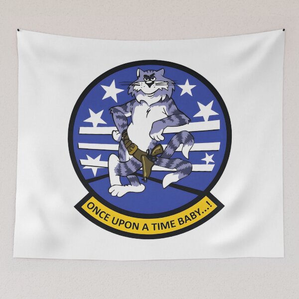 Item preview, Retro Tomcat Military Patch Illustration designed and sold by CharlieDesings.