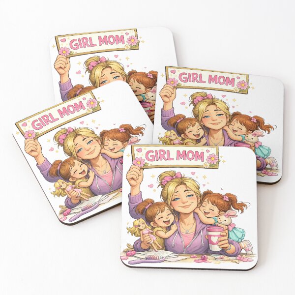 Item preview, Girl Mom Shirt – Proud Mother of Daughters Mother’s Day Gift designed and sold by GaliciaCity.