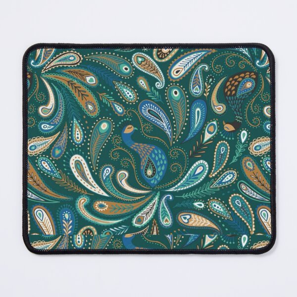 Item preview, Elegant Teal Paisley Pattern – Vintage Ornamental Floral Design designed and sold by Ruchika413.