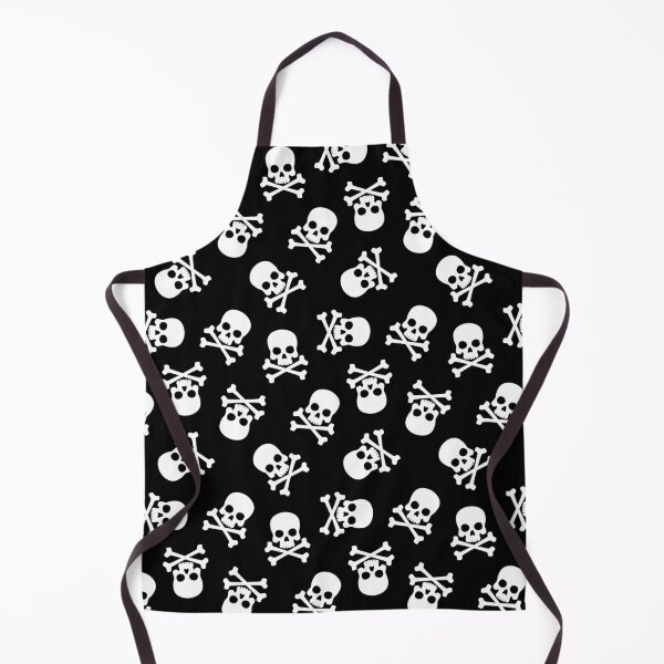 Item preview, Black Skull Seamless Pattern designed and sold by OEKAKIYASAN.