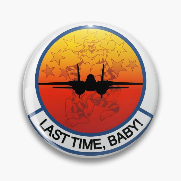 Item preview, F-14 Tomcat Farewell: "Last Time, Baby!" Aviation Emblem designed and sold by CharlieDesings.