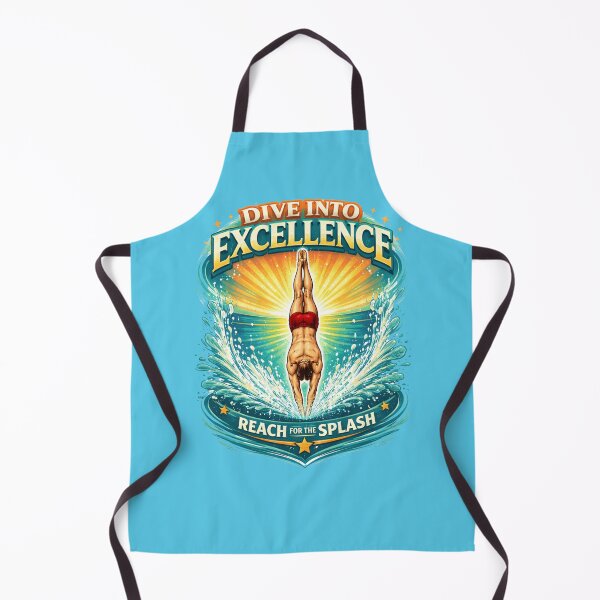 Item preview, Dive Into Excellence Swim Team Shirt – Competitive Swimmer Motivation Tee – Reach for the Splash Diving Design designed and sold by vampbabe54.