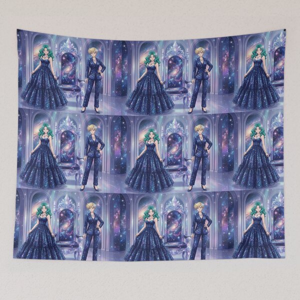 Item preview, Princess Michiru and Princess Haruka designed and sold by Solace Sparkles.