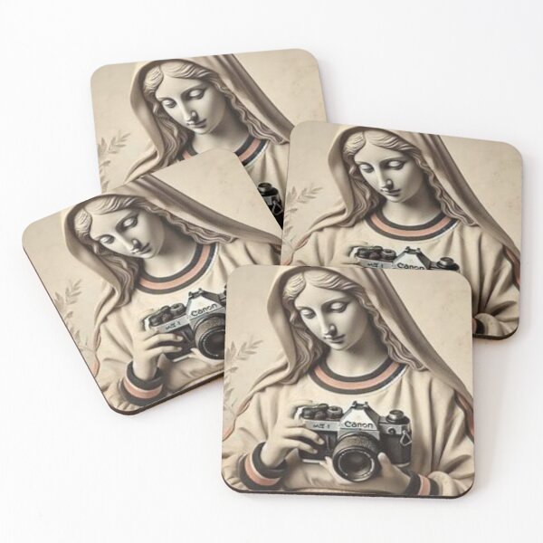 Item preview, “HOLY SNAPSHOT — The Virgin of Light Who Captures Miracles in 35mm” designed and sold by Print Fiction.