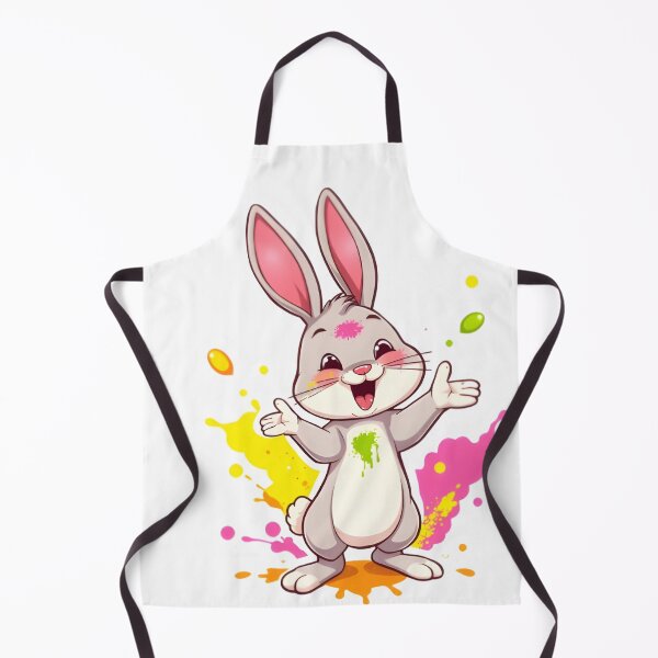 Item preview, Holi Bunny – Pink & Yellow Bliss designed and sold by Teewave-Ashish.