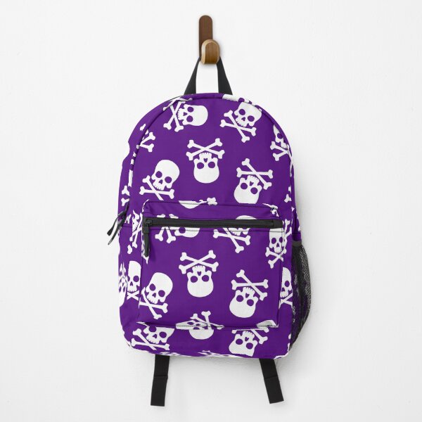 Item preview, Purple Skull Seamless Pattern designed and sold by OEKAKIYASAN.