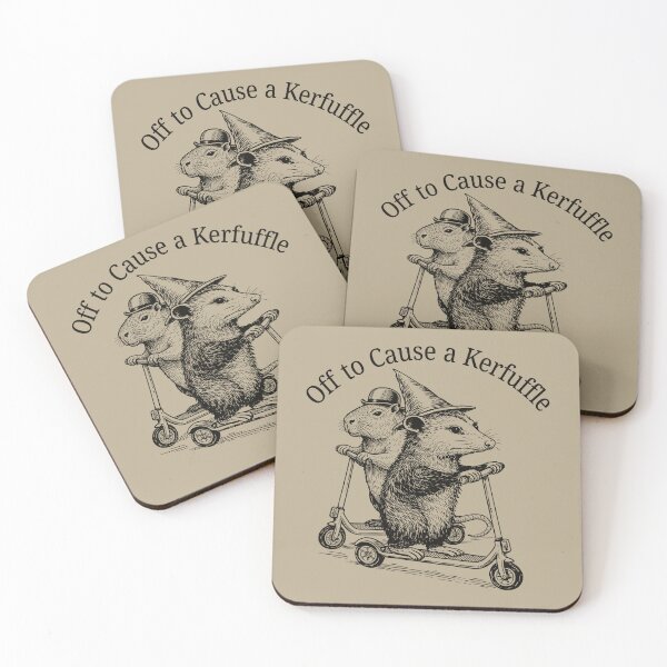 Item preview, Capybara and Rat - Off To Cause A Kerfuffle designed and sold by Darkifun.