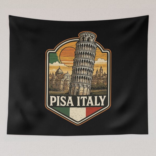 Item preview, Pisa Italy Vintage Europe designed and sold by TomFrontierArt.