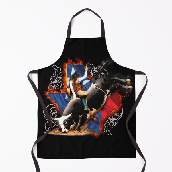Item preview, Flaming Texas Brand Bull Rider – Rodeo Cowboy Western Fire Art designed and sold by Color4Nature.