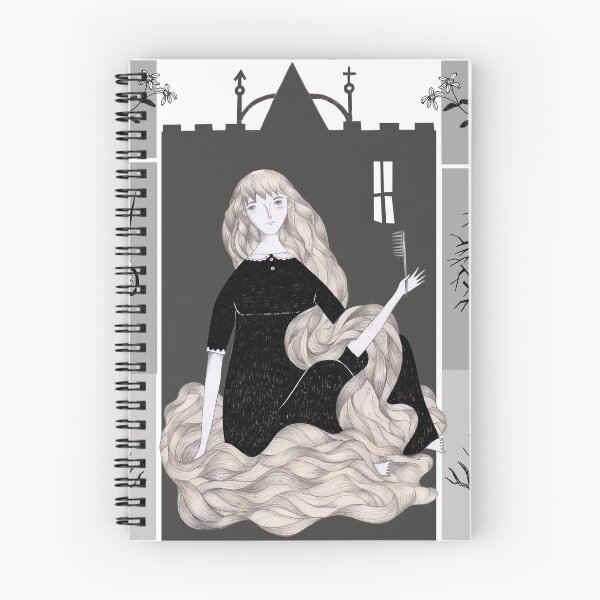 Artikelvorschau, Rapunzel-Panel-Illustration entworfen und verkauft von littlegothling.