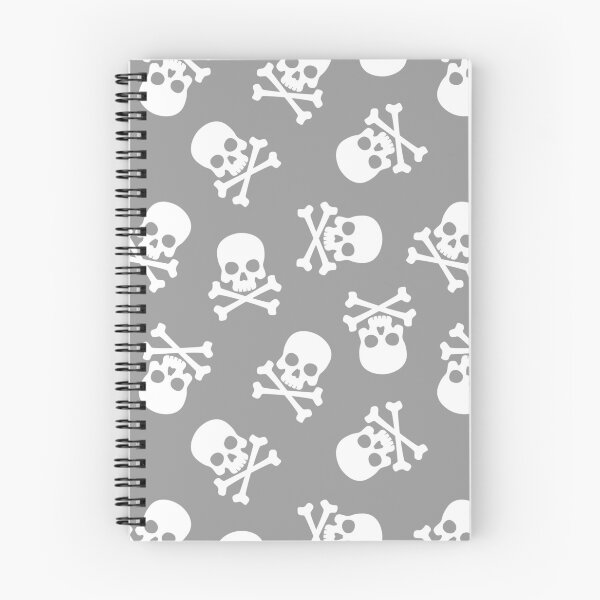 Item preview, Gray Skull Seamless Pattern designed and sold by OEKAKIYASAN.