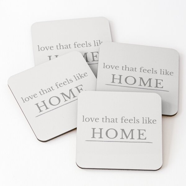 Item preview, Love That Feels Like Home Minimalist Quote designed and sold by Minimalist Typography.