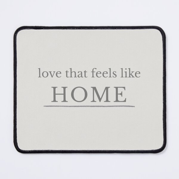 Item preview, Love That Feels Like Home Minimalist Quote designed and sold by Minimalist Typography.