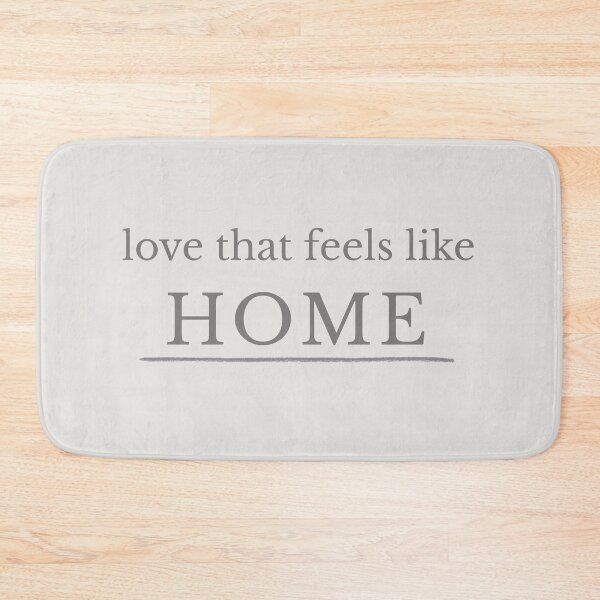 Item preview, Love That Feels Like Home Minimalist Quote designed and sold by Minimalist Typography.