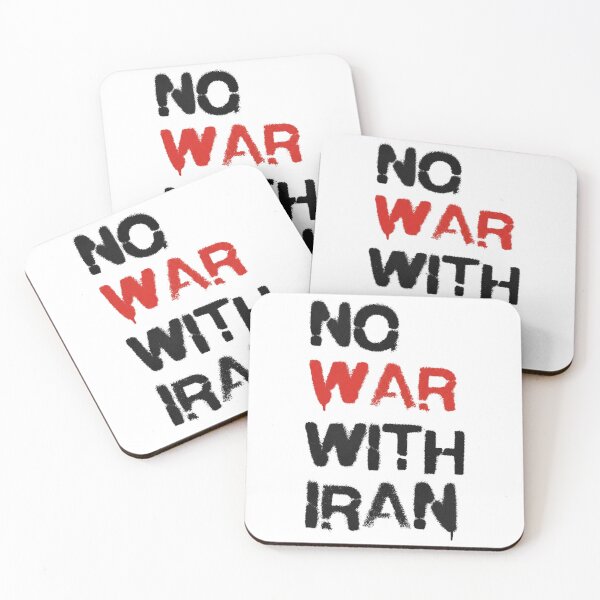 Item preview, No War With Iran designed and sold by toongstudio.