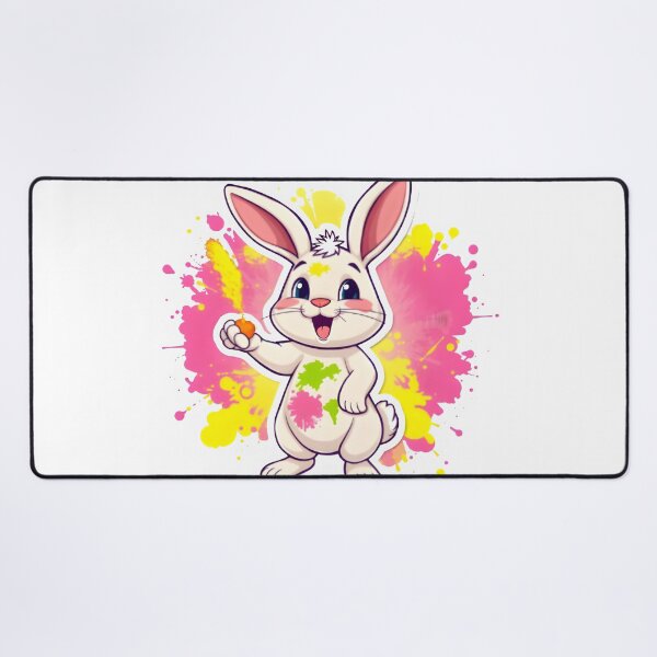 Item preview, Holi Bunny – Orange & Pink Fun designed and sold by Teewave-Ashish.