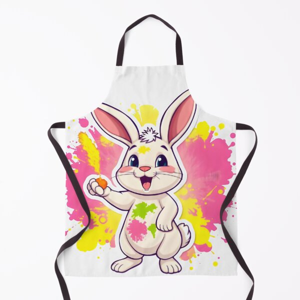 Item preview, Holi Bunny – Orange & Pink Fun designed and sold by Teewave-Ashish.