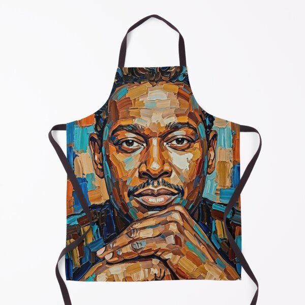 Item preview, The Velvet Voice: Luther Vandross Prismatic Impasto Portrait designed and sold by Art's Diner.