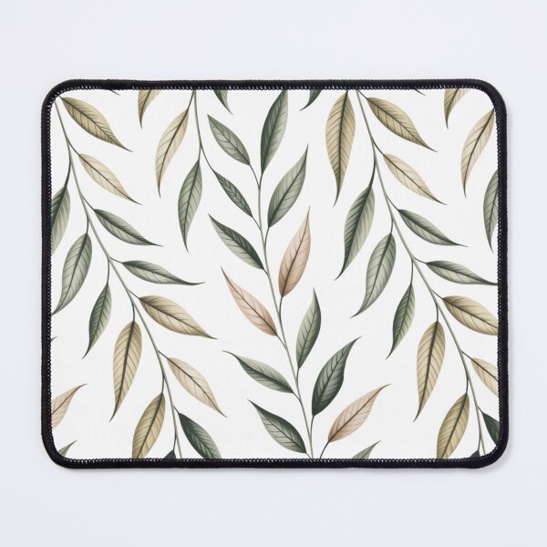 Item preview, White Sage Vertical Leaf Seamless Pattern On designed and sold by DesigntshirtWB.