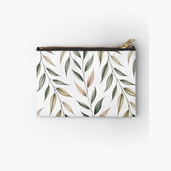 Item preview, White Sage Vertical Leaf Seamless Pattern On designed and sold by DesigntshirtWB.