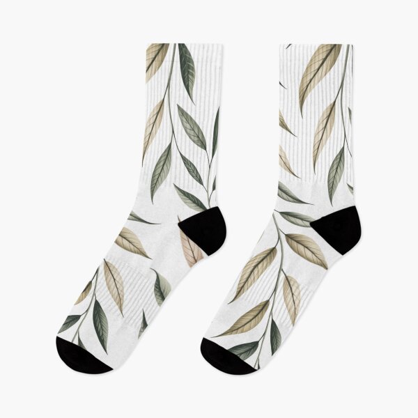 Item preview, White Sage Vertical Leaf Seamless Pattern On designed and sold by DesigntshirtWB.