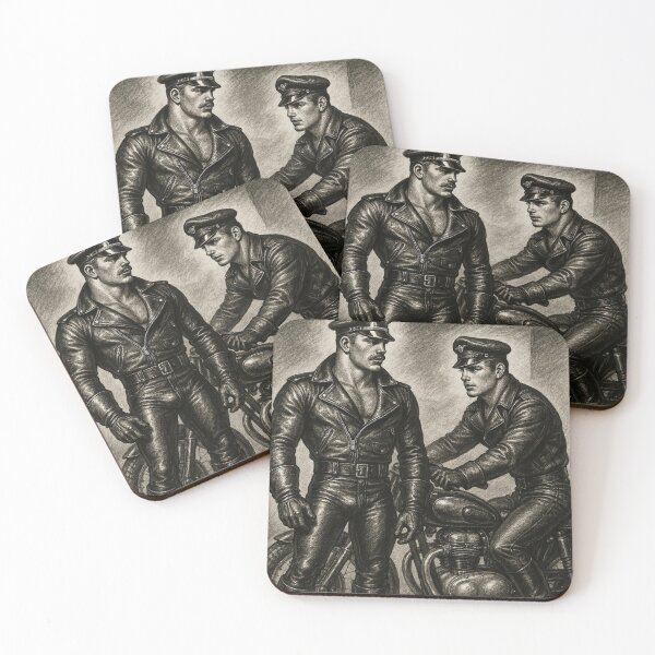Item preview, Vintage Leather Legends Berlin Bikers Series Leder Pride Tom of Finland Tribute Graphic Design designed and sold by ItsAKinkThing.