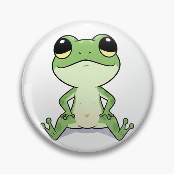 Item preview, Illustration Collection: Funny Anthropomorphic Frog – Kawaii Style designed and sold by Tw1nsAIArt.